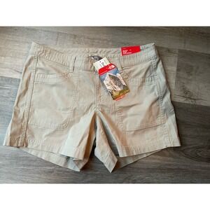 The North Face Womens Boulder Stretch Shorts NWT Graniteblufftan MSRP:$45.00